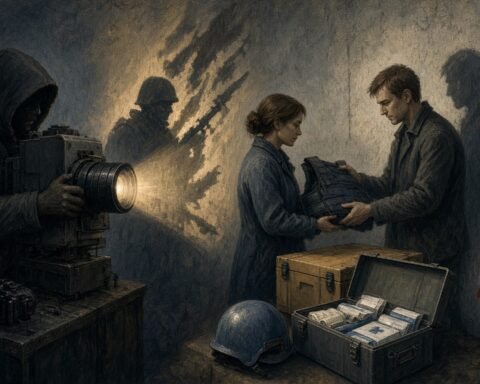 Pro-Russian outlets portray support for Ukraine as a Western drive for war