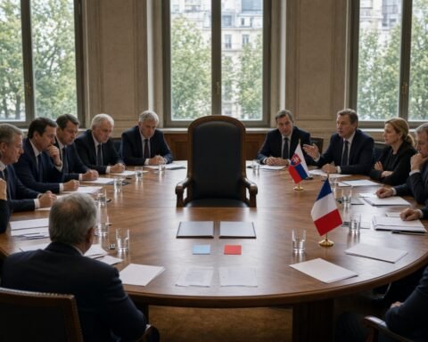 France backs effort to remove Russian businessmen from EU sanctions list