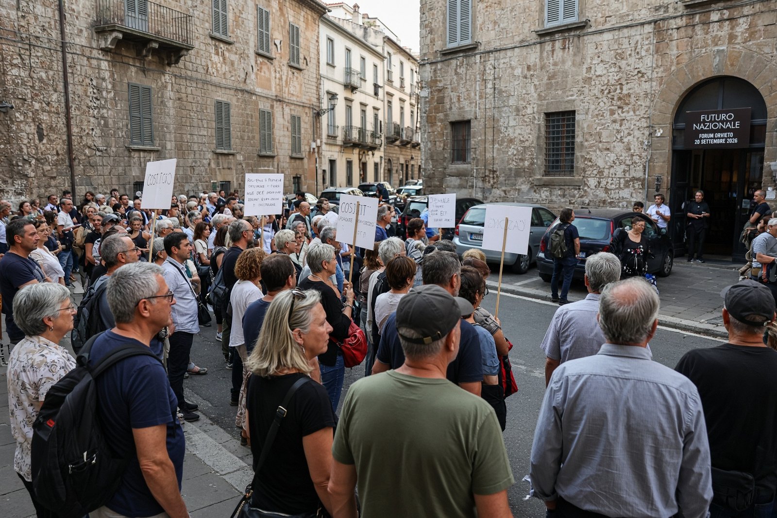 Anti-fascist protest in Orvieto challenges Vannacci’s Futuro Nazionale