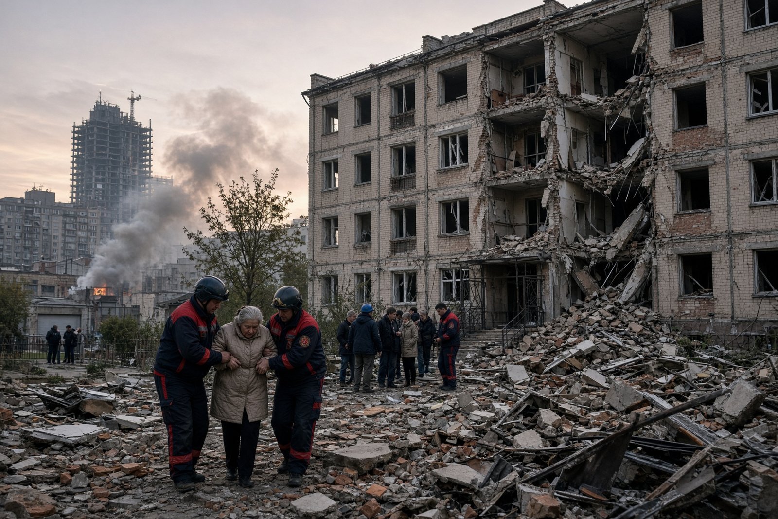 Russia launches one of its heaviest combined attacks on Kyiv and Odesa