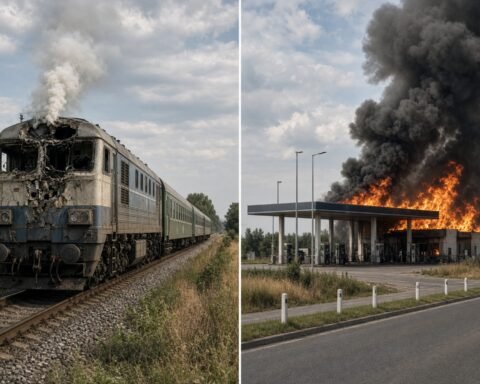 Russian drones strike near Poland’s border, threatening civilian transport links