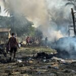 Airstrike in Myanmar's Rakhine state kills at least 49 near local market