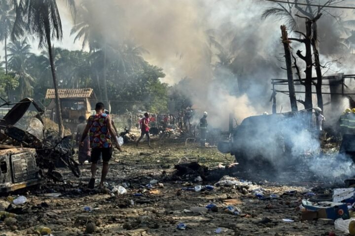 Airstrike in Myanmar's Rakhine state kills at least 49 near local market