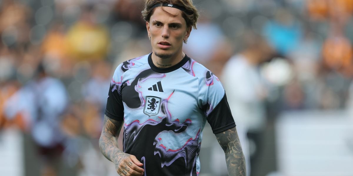 Alejandro Garnacho battles for a place in Aston Villa's Champions League squad