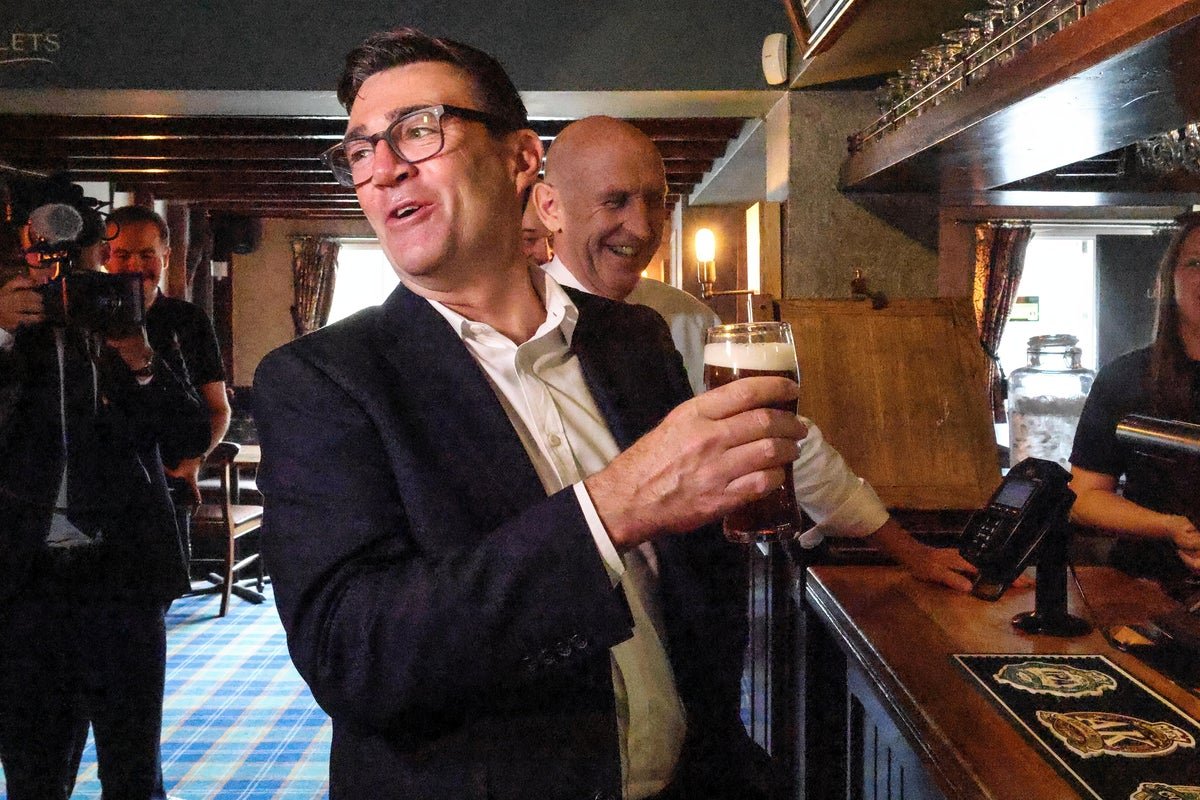 Andy Burnham surpasses Nigel Farage in social media engagement, new analysis reveals