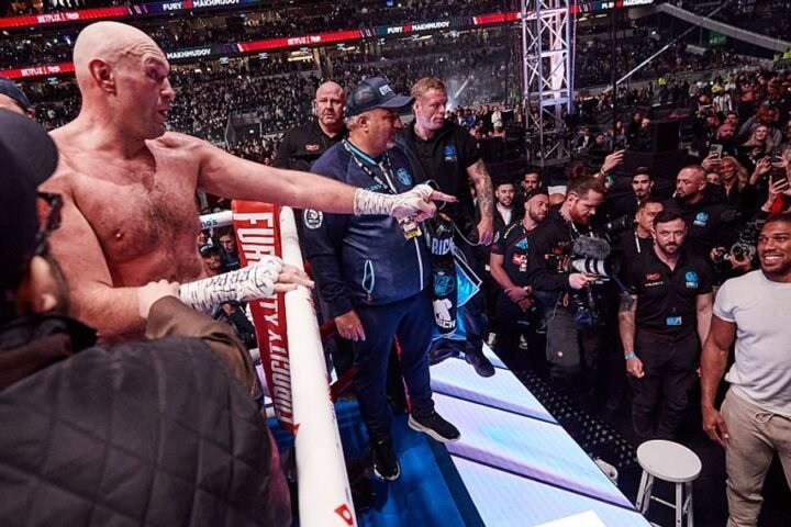 Anthony Joshua and Tyson Fury confirm UK fight date at Cardiff's Principality Stadium