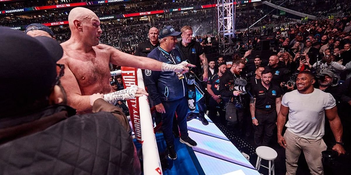 Anthony Joshua and Tyson Fury confirm UK fight date at Cardiff's Principality Stadium