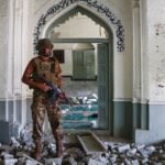 Bombing at mosque in Pakistan leaves at least 21 dead, including police officers