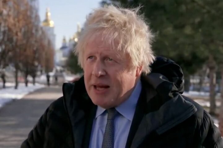 Boris Johnson criticizes Putin following drone strike near Ukrainian-Polish border
