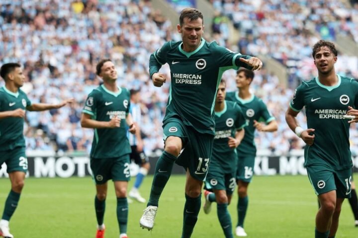 Brighton thrash Coventry 5-0 as Frank Lampard's side remains bottom of Premier League