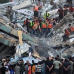 Building collapse in Gaza kills 12, including five children, amid ongoing airstrikes