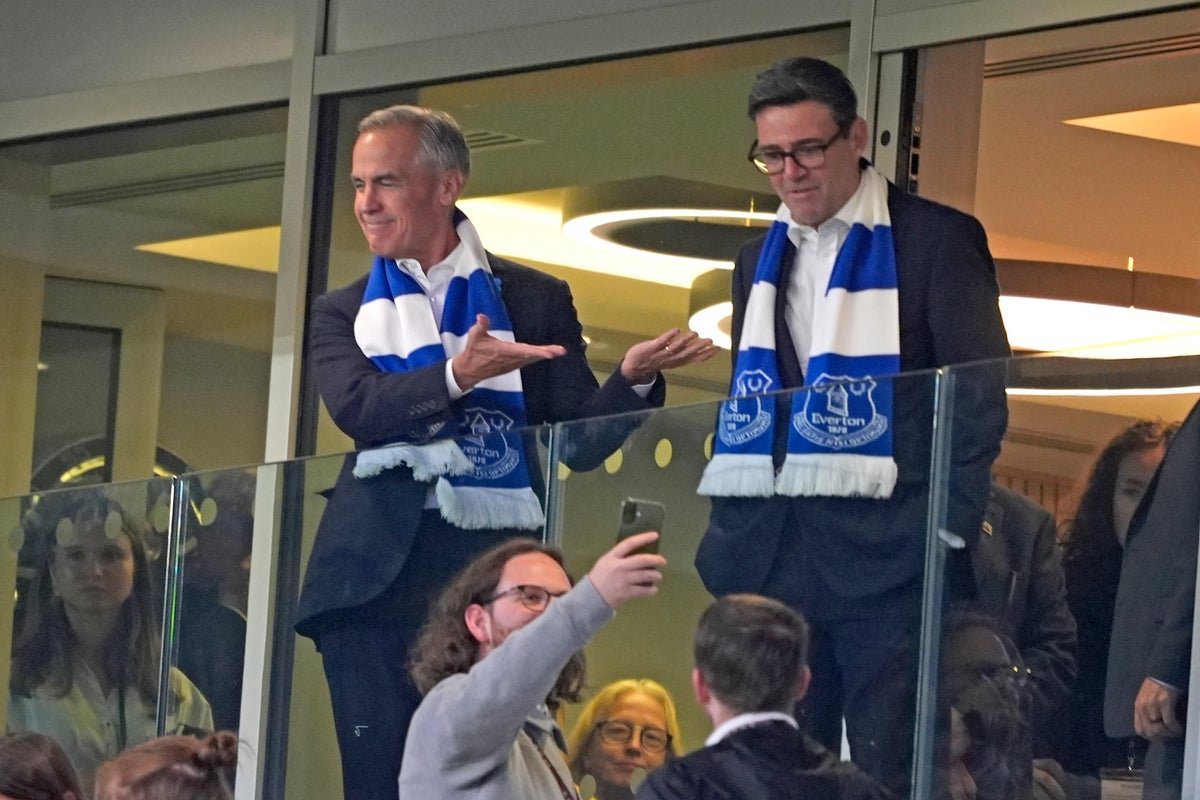 Burnham and Carney enjoy Everton match as UK-Canada ties deepen amid talks