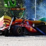 Charles Leclerc crashes out of Italian Grand Prix, raising concerns over driver’s condition