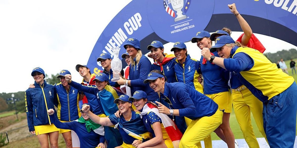 Charley Hull leads Team Europe to victory over USA in Solheim Cup