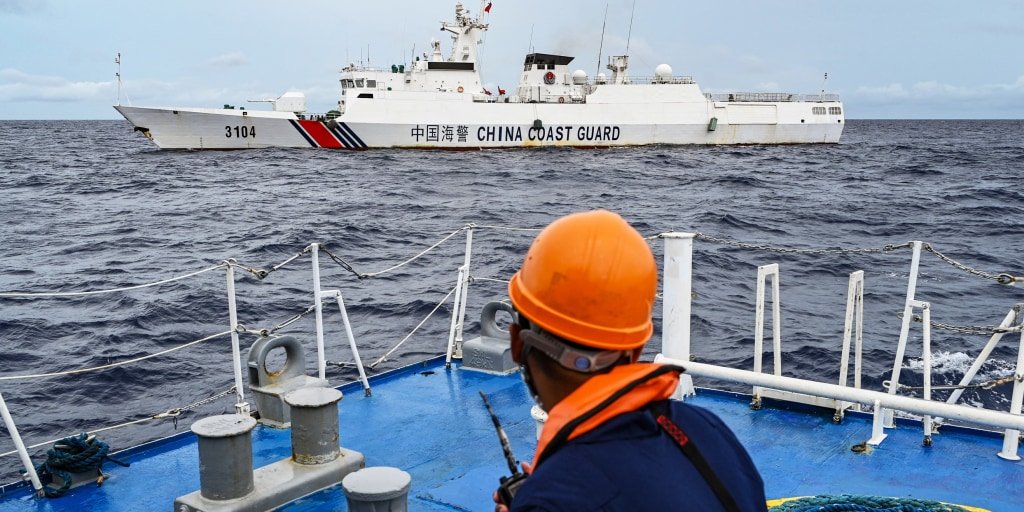 China Coast Guard vessel collides with Philippine boat on resupply mission in South China Sea