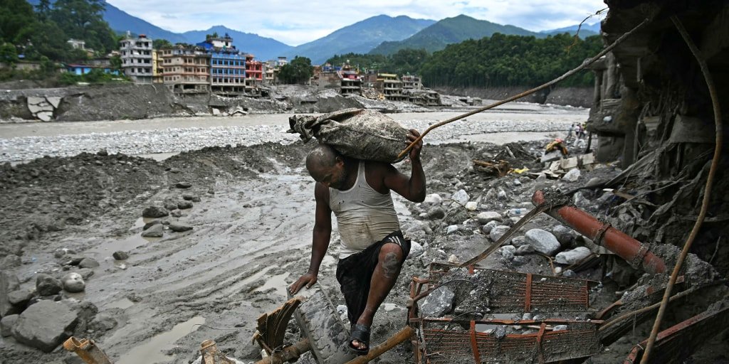 Climate change linked to Nepal glacier collapse that caused severe flooding