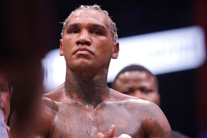Conor Benn taken to hospital after second-round knockout by Ryan Garcia in Las Vegas
