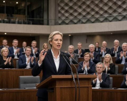 Alice Weidel pledges to restore ‘good relations’ with Russia