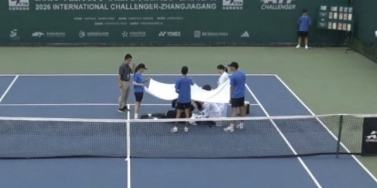 Elias Ymer collapses during match in China, forced to withdraw after medical intervention