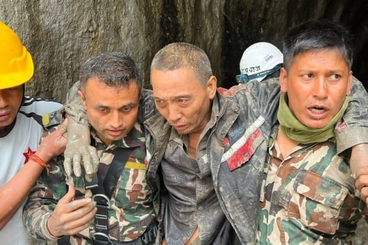 Family breathes relief as rescue operation brings closure after 10 days in Nepal flood tunnel