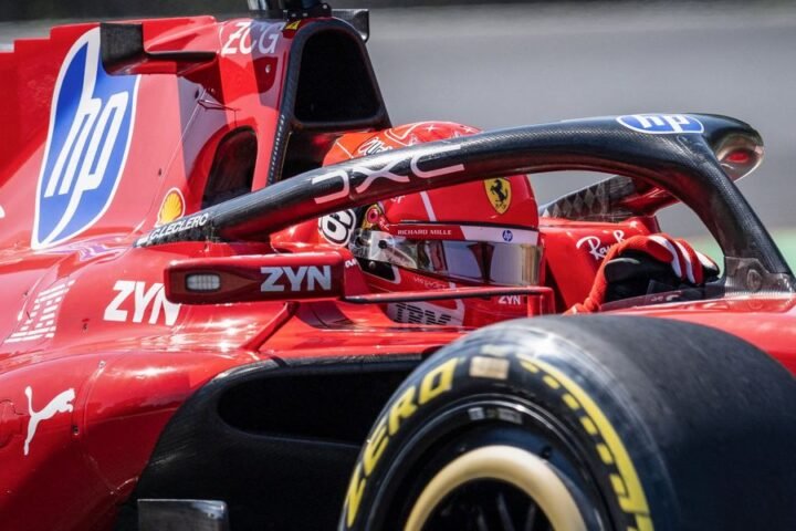 Ferrari pays tribute to Michael Schumacher and secures top two positions at Monza practice