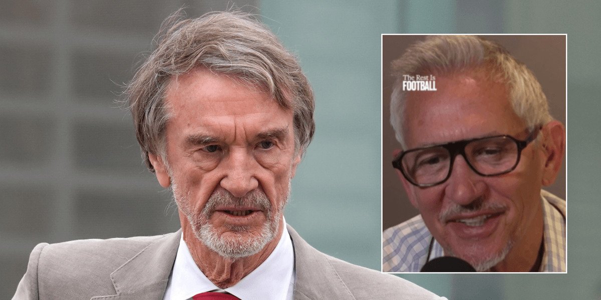 Gary Lineker criticizes Manchester United co-owner Jim Ratcliffe as 'unpleasant human being'