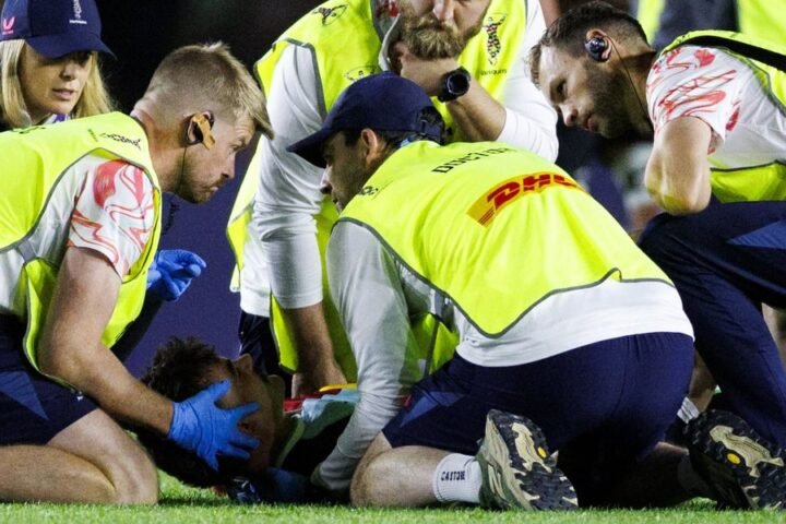 George Furbank suffers head injury just 46 seconds into Harlequins debut