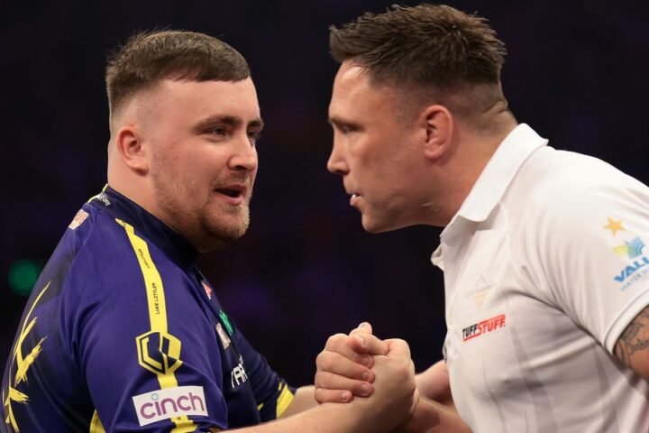 Gerwyn Price advances in World Series of Darts Finals after tense win over Brody Klinge
