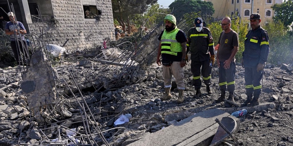 Israeli airstrikes kill at least 11 in southern Lebanon, including children and medics