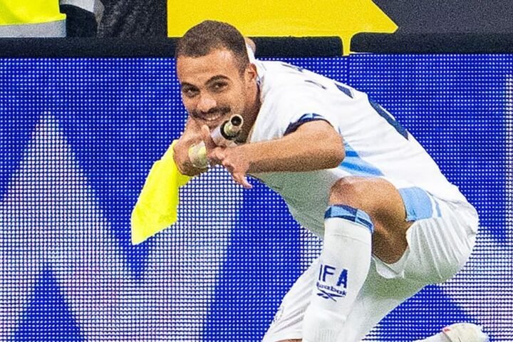 Israeli footballer sent off for controversial corner flag celebration in Nations League match