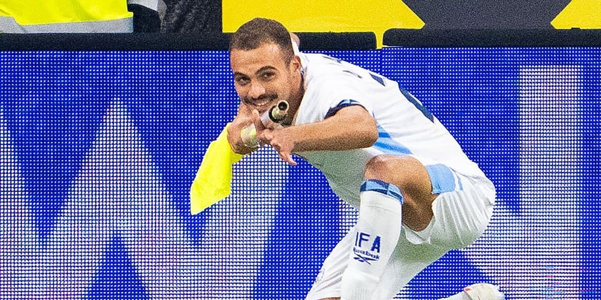 Israeli footballer sent off for controversial corner flag celebration in Nations League match