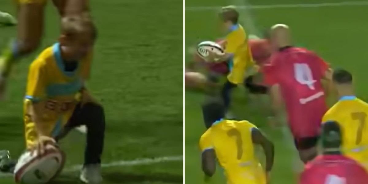 Jackson Burrow scores poignant try at MND charity match in tribute to father Rob