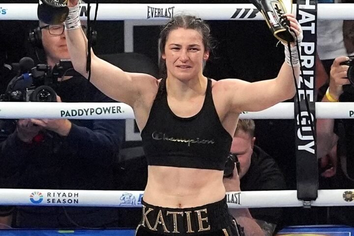 Katie Taylor bids farewell to boxing with victory at Croke Park