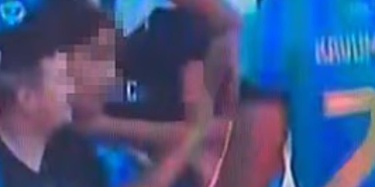 Krystian Bielik involved in altercation with fan during Championship match at Fratton Park