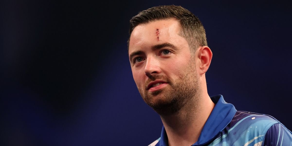 Luke Humphries attributes forehead scar to ITV's makeup after World Grand Prix win