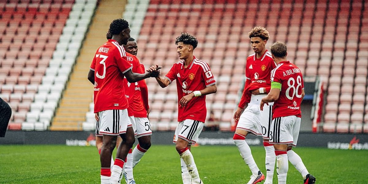 Manchester United's JJ Gabriel scores hat-trick in UEFA Youth League debut