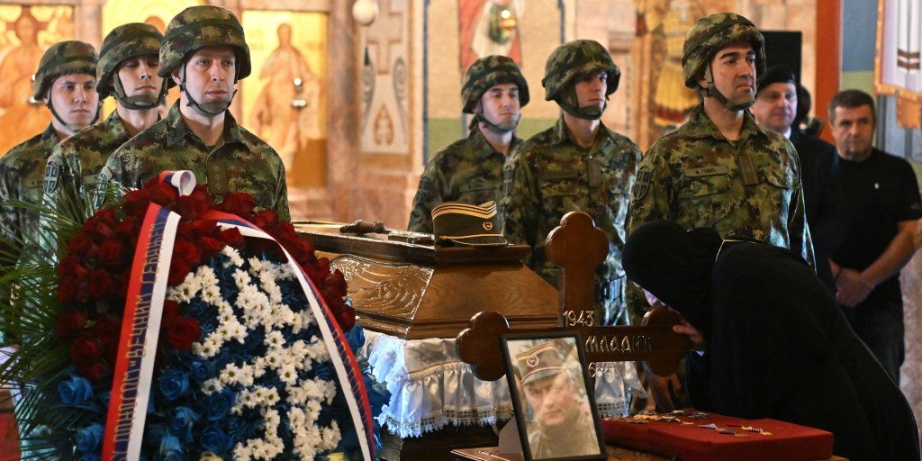 Mladic's body lies in state in Belgrade as Serbia faces criticism over its wartime legacy