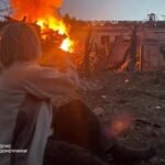 Nato scrambles jets as Russia's attacks on Kyiv leave nine dead and many injured