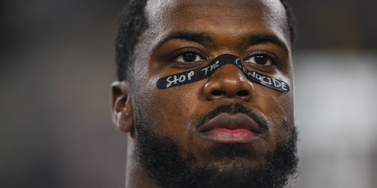 NFL's Azeez Al-Shaair fined again for pro-Palestine message during game