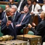 Nigel Farage violates parliamentary rules on first day back after re-election