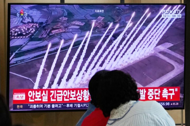 North Korea conducts live-fire drill showcasing its missile and artillery capabilities