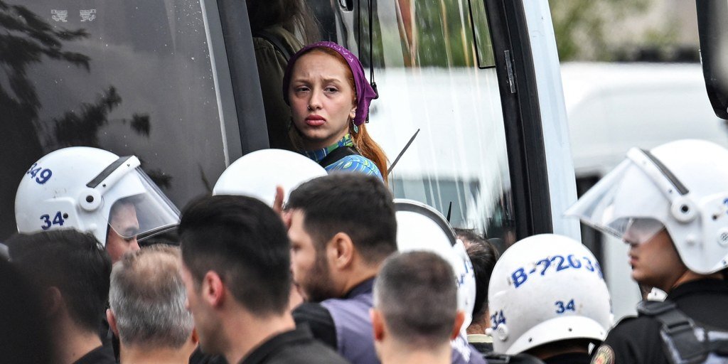 Police detain protesters in Istanbul demanding release of arrested LGBTQ+ activists