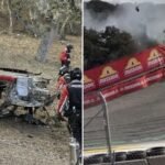 Porsche driver survives harrowing crash at Laguna Seca after brake failure