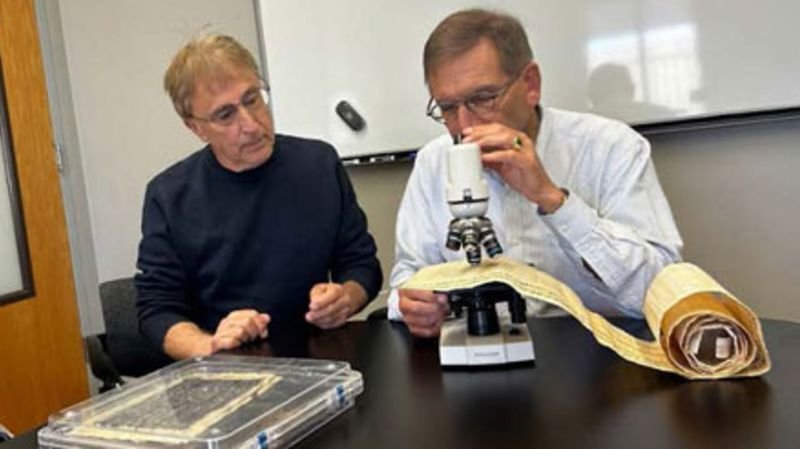 Researchers use AI to decode Herculaneum scrolls charred by Vesuvius eruption