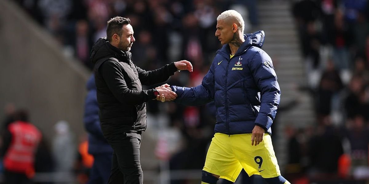 Richarlison questions De Zerbi's decision after missing out on League Cup squad against Liverpool