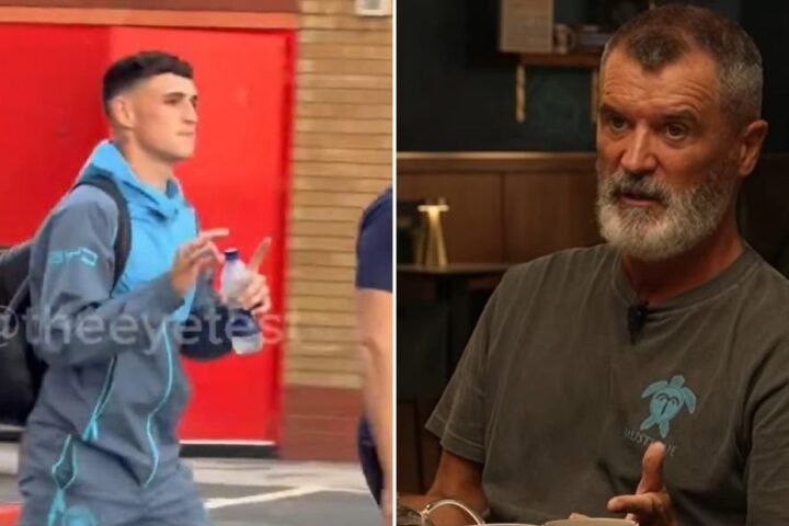 Roy Keane criticizes Phil Foden for taunting Manchester United fans after red card