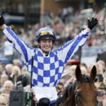 Saffie Osborne becomes first woman to win British Flat racing Classic at St Leger