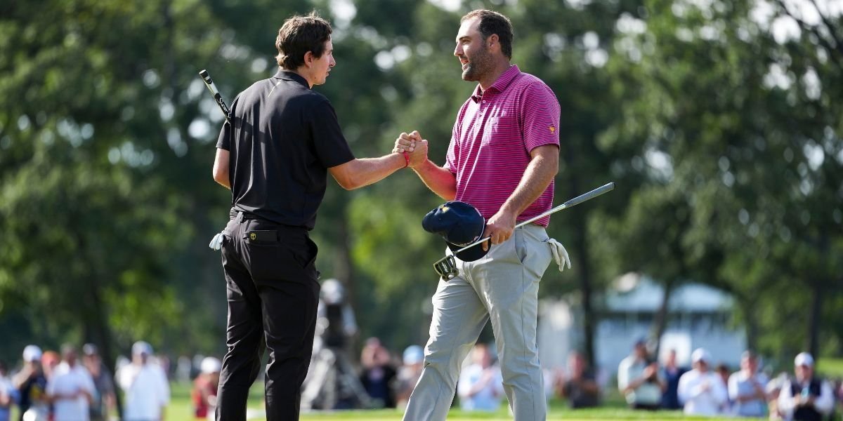 Scottie Scheffler exhibits exceptional sportsmanship during intense Presidents Cup match