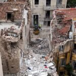 Six bodies recovered from collapsed building in Athens following suspected gas explosion
