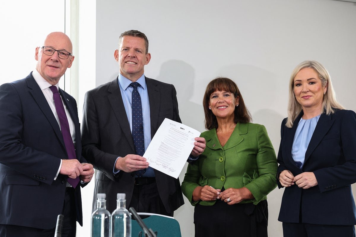 SNP, Plaid Cymru and Sinn Féin leaders unite to push for UK independence